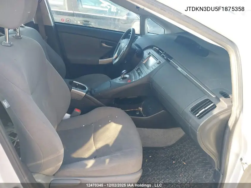 JTDKN3DU5F1875358 2015 Toyota Prius
