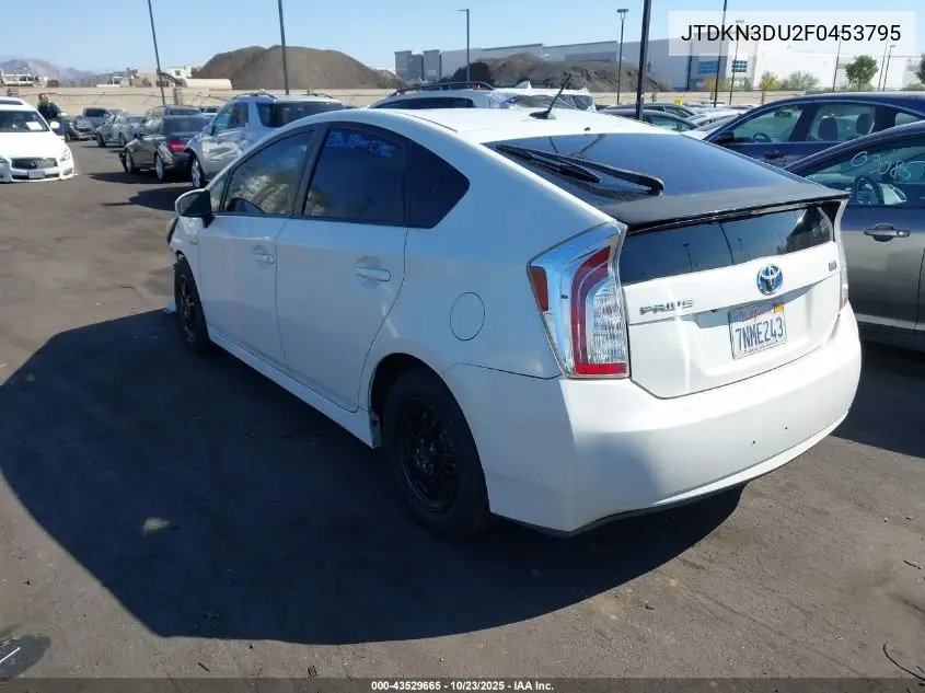 JTDKN3DU2F0453795 2015 Toyota Prius Three