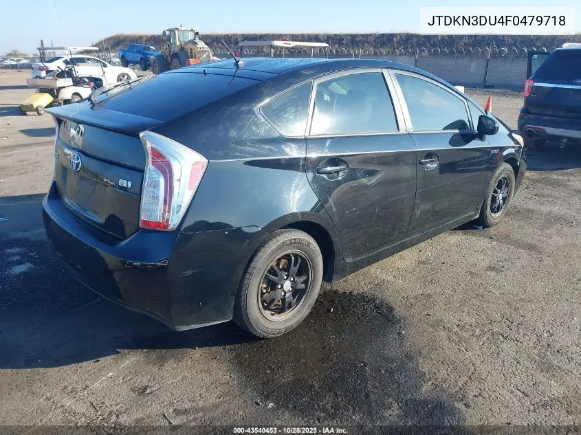 JTDKN3DU4F0479718 2015 Toyota Prius Two