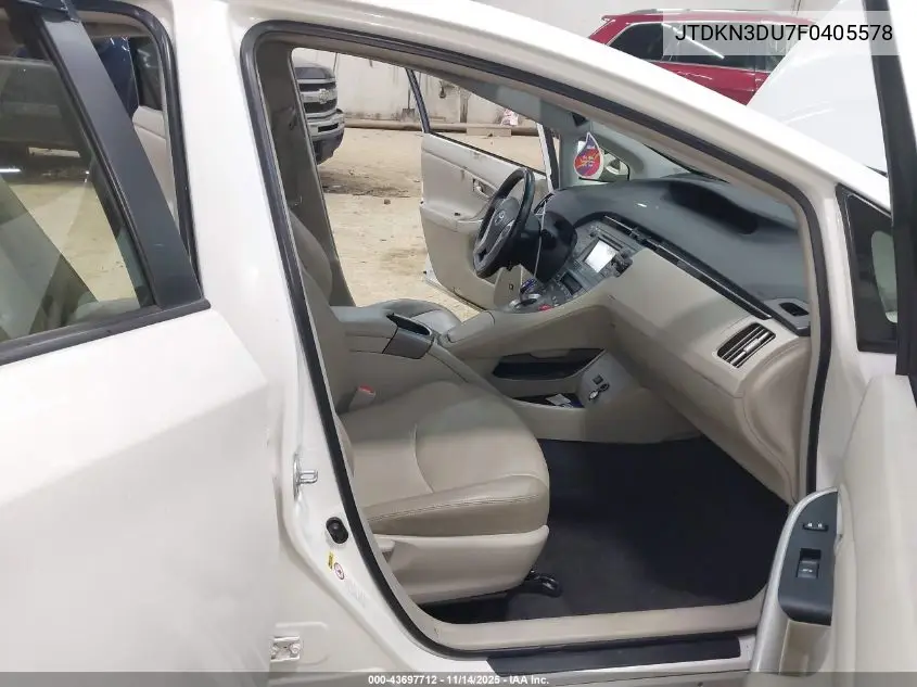 JTDKN3DU7F0405578 2015 Toyota Prius