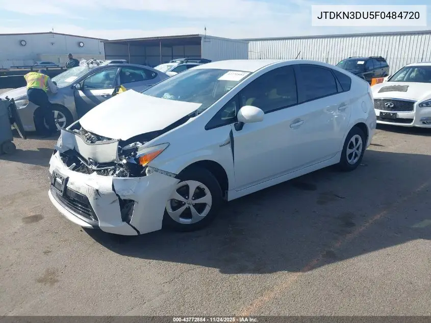 JTDKN3DU5F0484720 2015 Toyota Prius Two