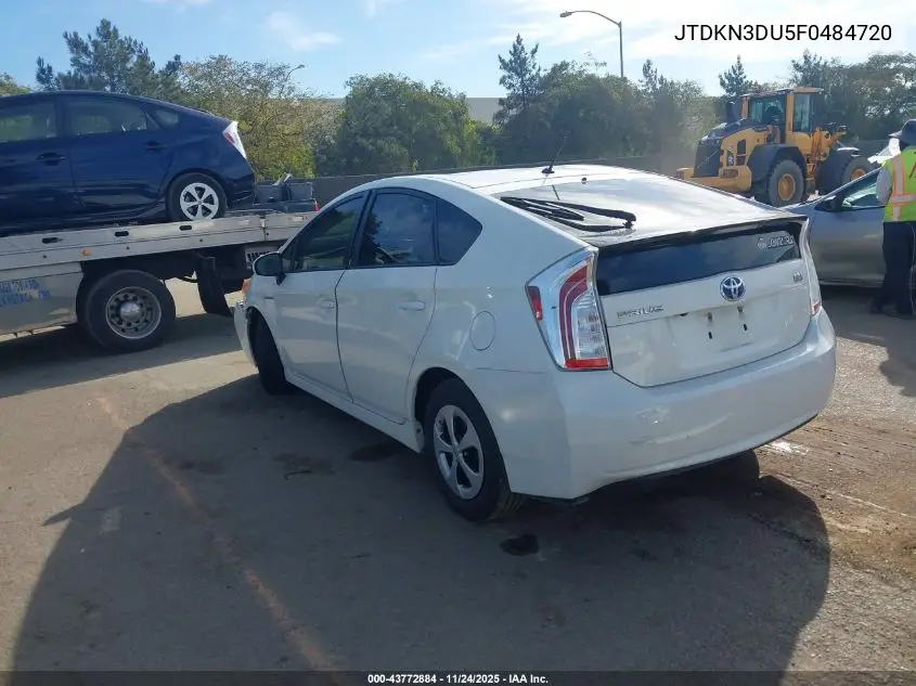 JTDKN3DU5F0484720 2015 Toyota Prius Two