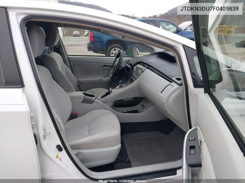 JTDKN3DU7F0409839 2015 Toyota Prius Two
