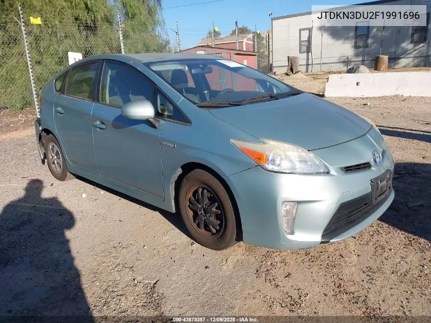 JTDKN3DU2F1991696 2015 Toyota Prius Two