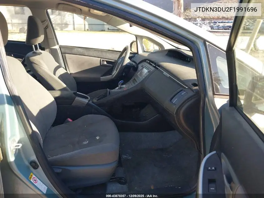 JTDKN3DU2F1991696 2015 Toyota Prius Two