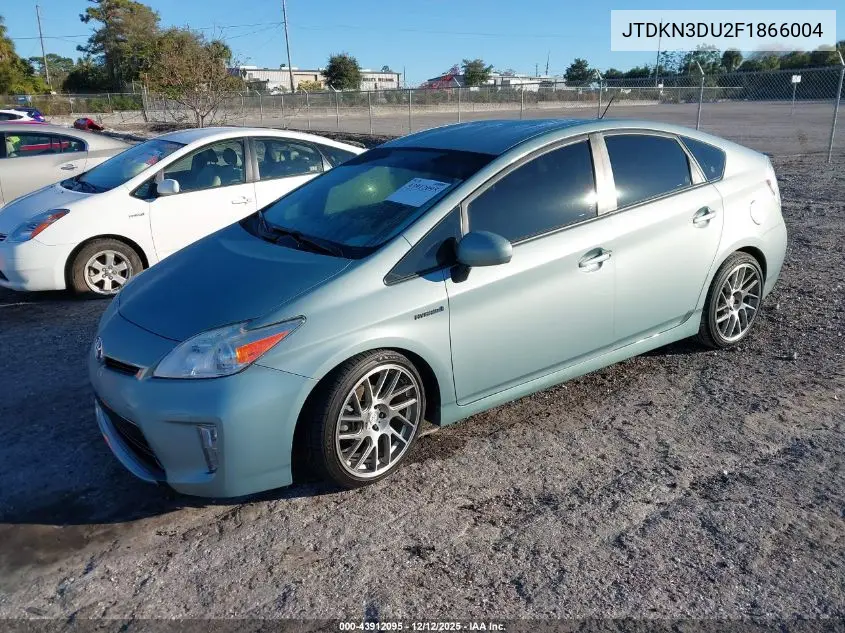 JTDKN3DU2F1866004 2015 Toyota Prius Two