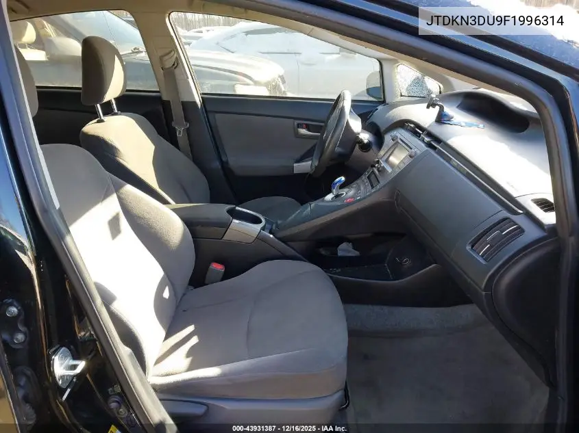 JTDKN3DU9F1996314 2015 Toyota Prius Two