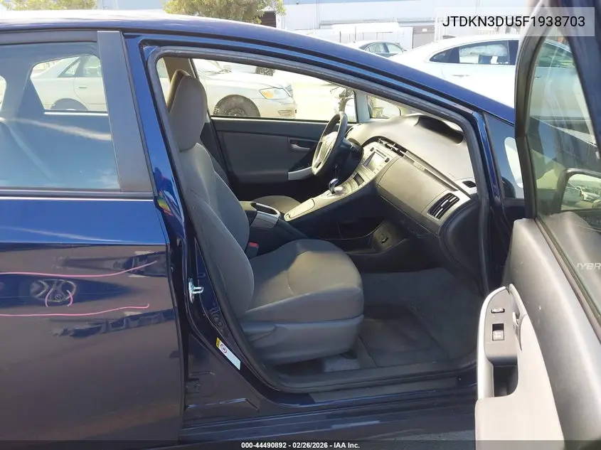 JTDKN3DU5F1938703 2015 Toyota Prius Two
