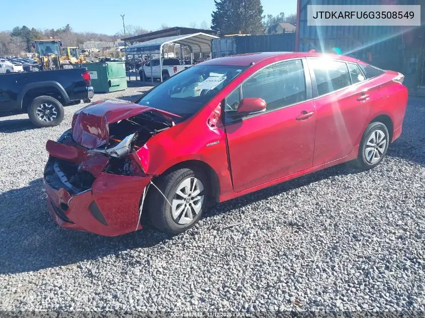 JTDKARFU7G3520614 2016 Toyota Prius