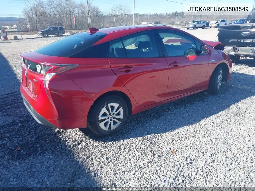 JTDKARFU7G3520614 2016 Toyota Prius