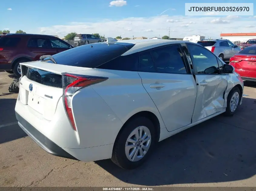 JTDKBRFU8G3526970 2016 Toyota Prius Two