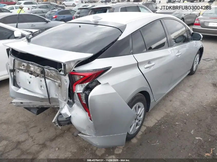 JTDKBRFU8G3004288 2016 Toyota Prius Two