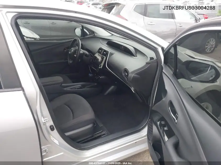 JTDKBRFU8G3004288 2016 Toyota Prius Two