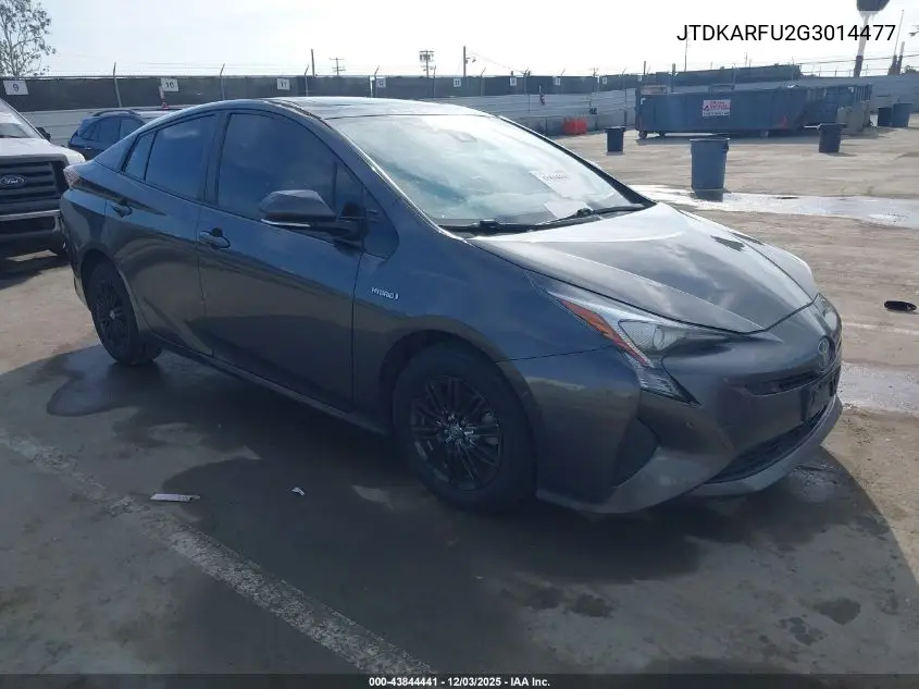JTDKARFU2G3014477 2016 Toyota Prius Four