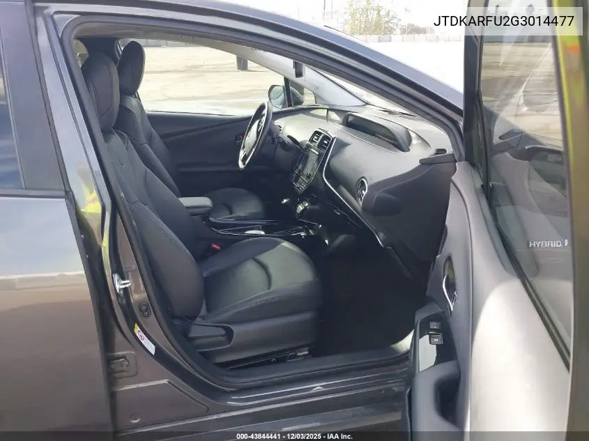 JTDKARFU2G3014477 2016 Toyota Prius Four