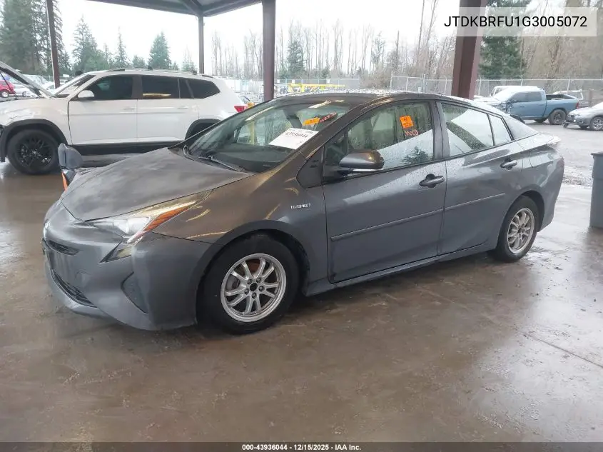 JTDKBRFU1G3005072 2016 Toyota Prius