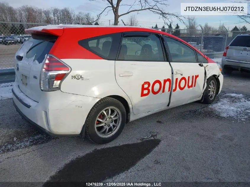 JTDZN3EU6HJ070212 2017 Toyota Prius V