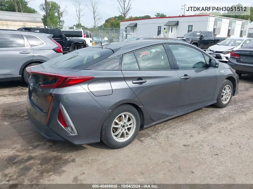 JTDKARFP4H3051512 2017 Toyota Prius Prime Premium