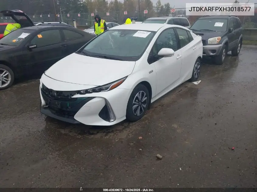 JTDKARFPXH3018577 2017 Toyota Prius Prime Premium