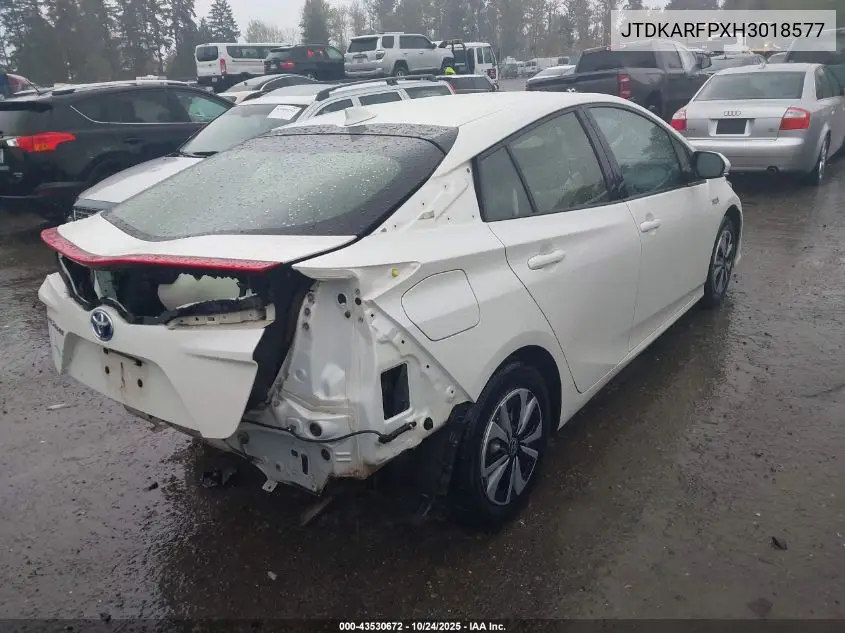 JTDKARFPXH3018577 2017 Toyota Prius Prime Premium