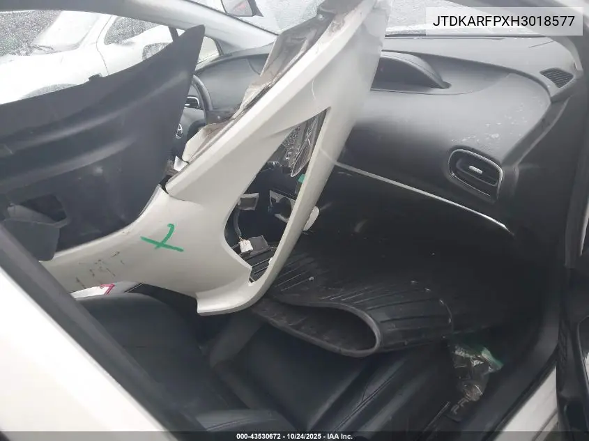 JTDKARFPXH3018577 2017 Toyota Prius Prime Premium