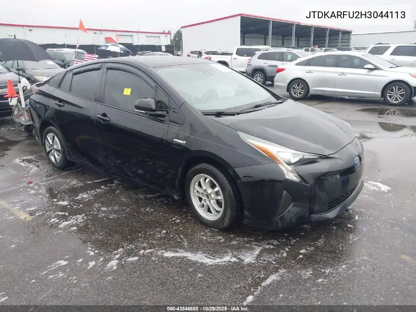 JTDKARFU2H3044113 2017 Toyota Prius Four