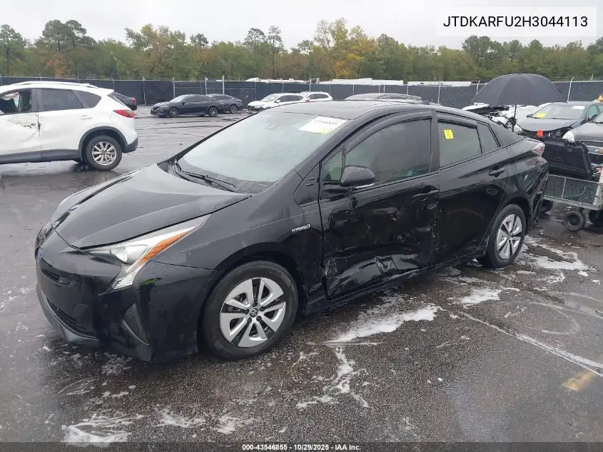 JTDKARFU2H3044113 2017 Toyota Prius Four