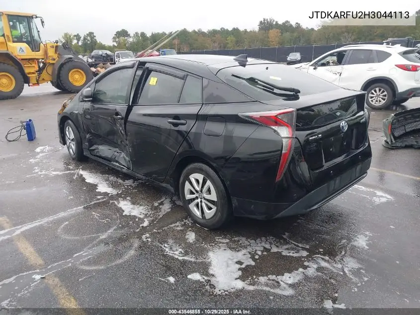 JTDKARFU2H3044113 2017 Toyota Prius Four