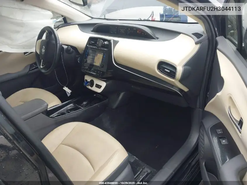 JTDKARFU2H3044113 2017 Toyota Prius Four