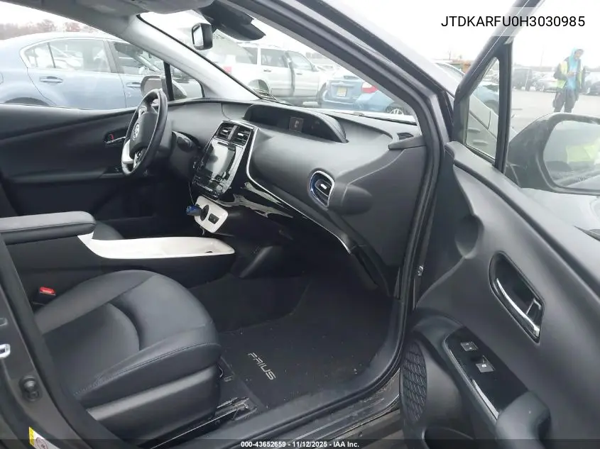 JTDKARFU0H3030985 2017 Toyota Prius Four Touring