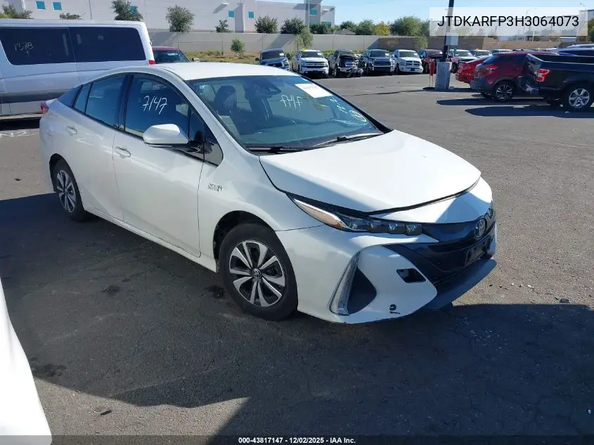 JTDKARFP3H3064073 2017 Toyota Prius Prime Premium