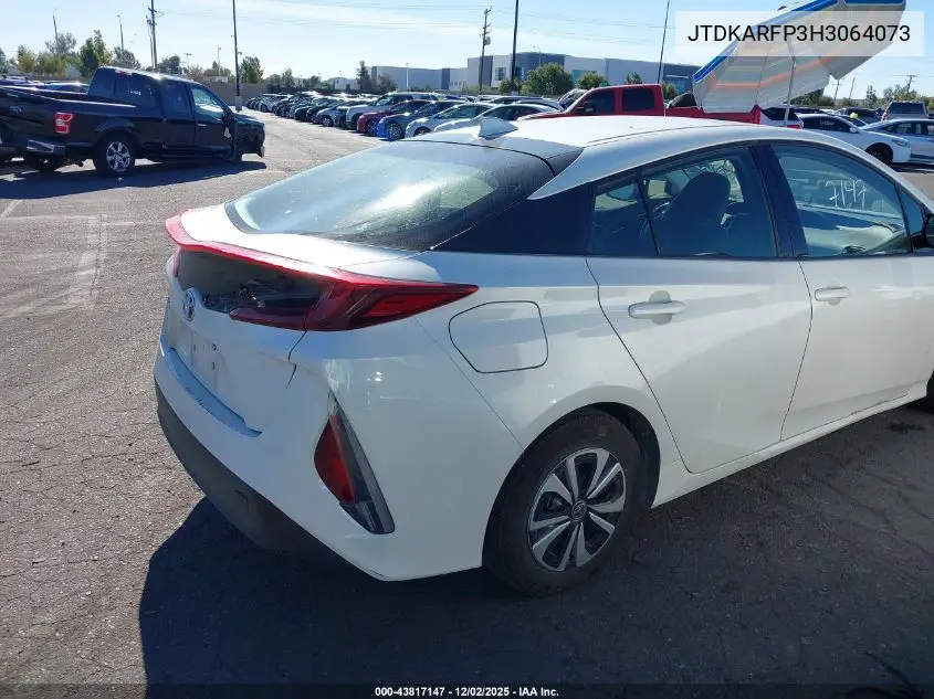 JTDKARFP3H3064073 2017 Toyota Prius Prime Premium