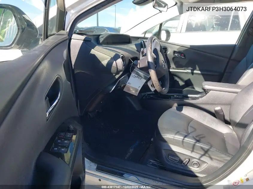 JTDKARFP3H3064073 2017 Toyota Prius Prime Premium