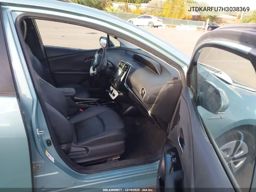 JTDKARFU7H3038369 2017 Toyota Prius Four/Four Touring/One/Three/Three Touring/Two/Two Eco