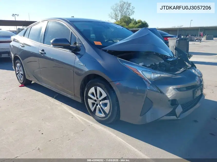 JTDKARFU0J3057206 2018 Toyota Prius Four