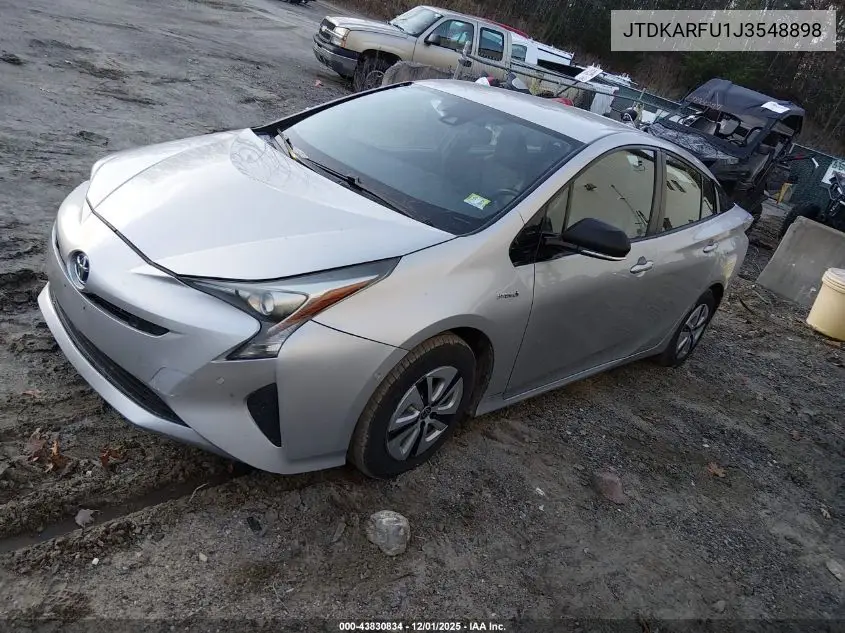 JTDKARFU1J3548898 2018 Toyota Prius Four