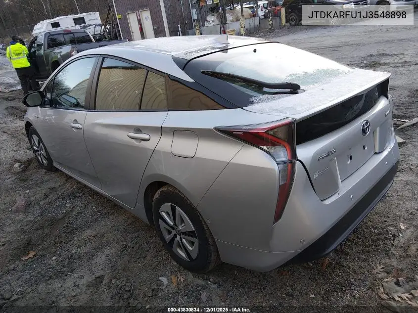 JTDKARFU1J3548898 2018 Toyota Prius Four