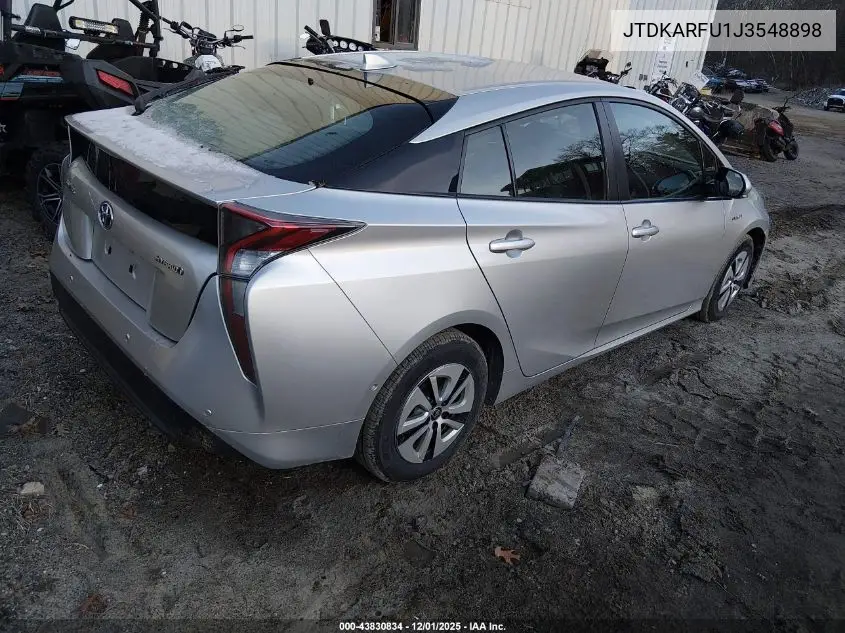 JTDKARFU1J3548898 2018 Toyota Prius Four