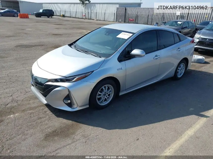 JTDKARFP6K3104962 2019 Toyota Prius Prime Advanced