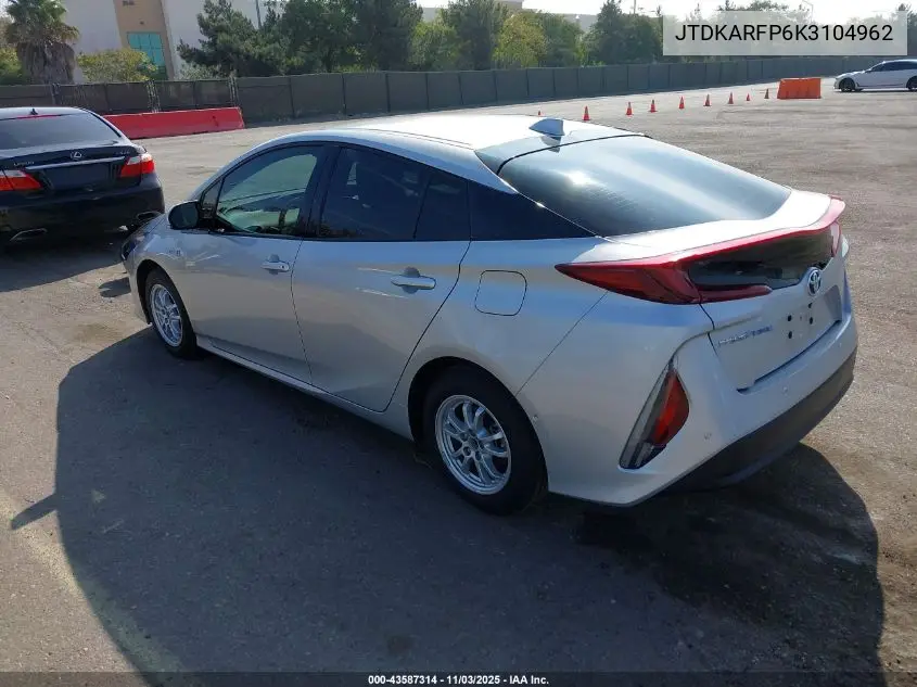 JTDKARFP6K3104962 2019 Toyota Prius Prime Advanced