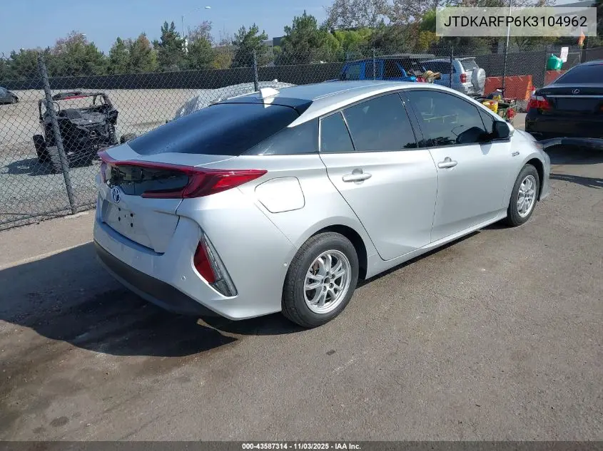 JTDKARFP6K3104962 2019 Toyota Prius Prime Advanced