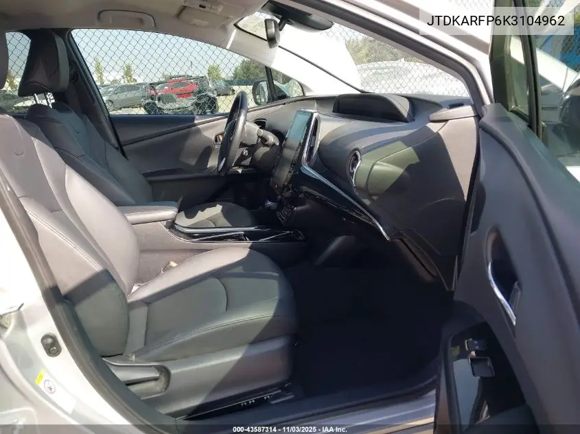 JTDKARFP6K3104962 2019 Toyota Prius Prime Advanced