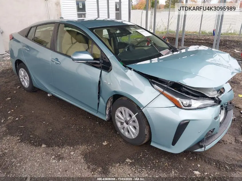 JTDKARFU4K3095989 2019 Toyota Prius Le