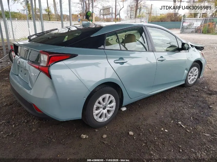 JTDKARFU4K3095989 2019 Toyota Prius Le