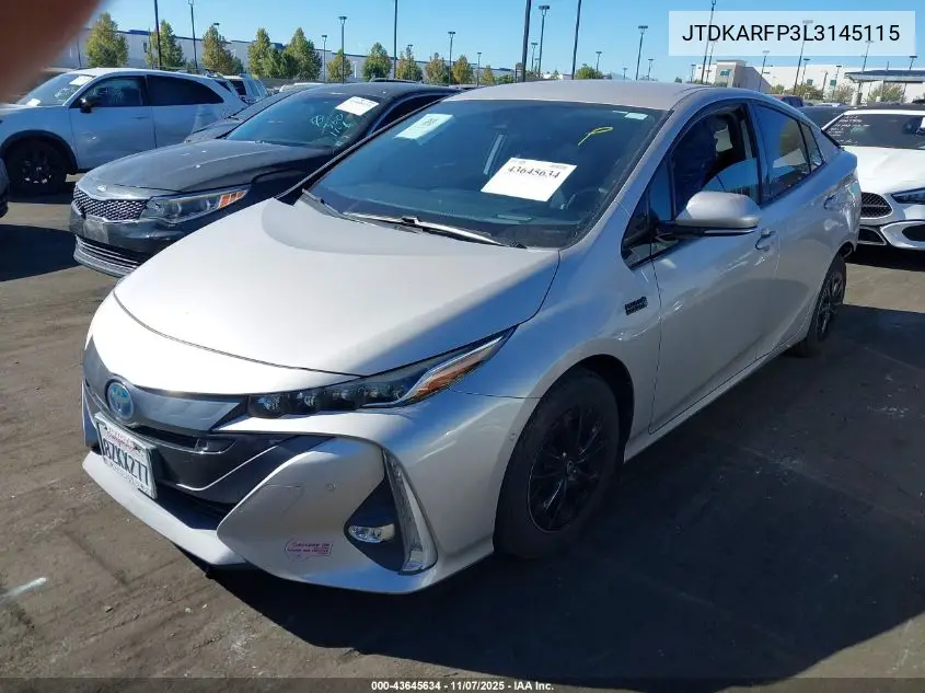 JTDKARFP3L3145115 2020 Toyota Prius Prime Limited