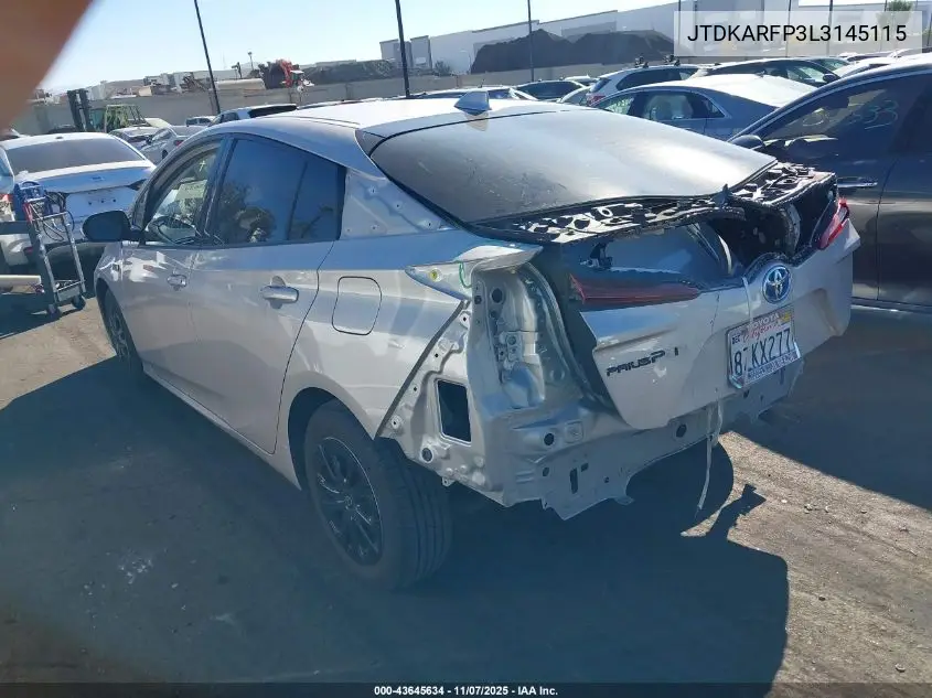 JTDKARFP3L3145115 2020 Toyota Prius Prime Limited