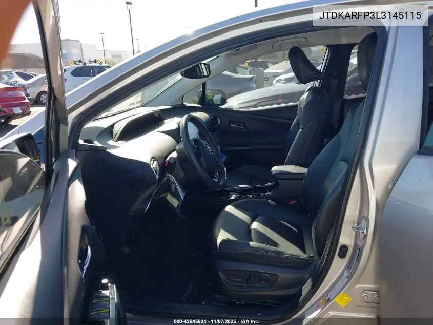 JTDKARFP3L3145115 2020 Toyota Prius Prime Limited