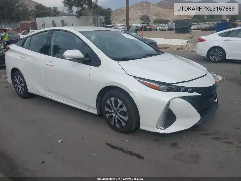 JTDKARFPXL3157889 2020 Toyota Prius Prime Xle