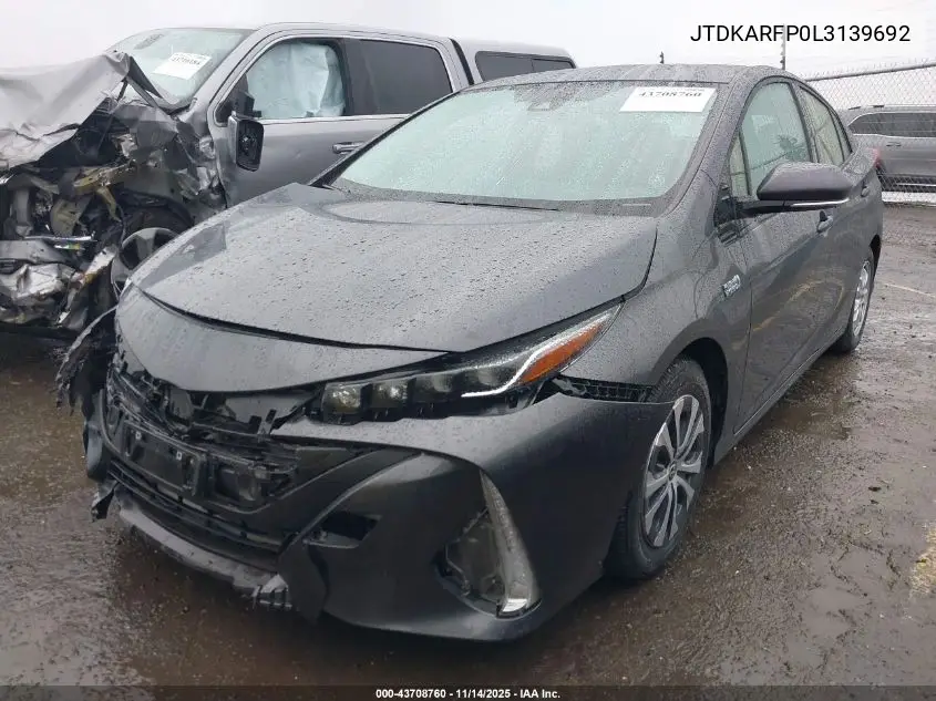 JTDKARFP0L3139692 2020 Toyota Prius Prime Xle