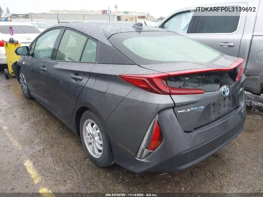 JTDKARFP0L3139692 2020 Toyota Prius Prime Xle